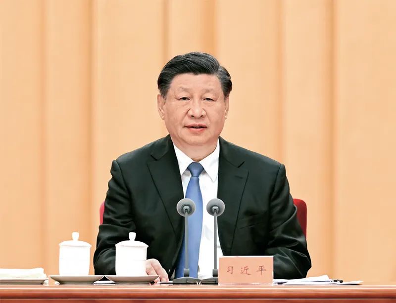 2023年1月9日，中共中央總書記、國家主席、中央軍委主席習近平在中國共產(chǎn)黨第二十屆中央紀律檢查委員會第二次全體會議上發(fā)表重要講話。 新華社記者 張領/攝